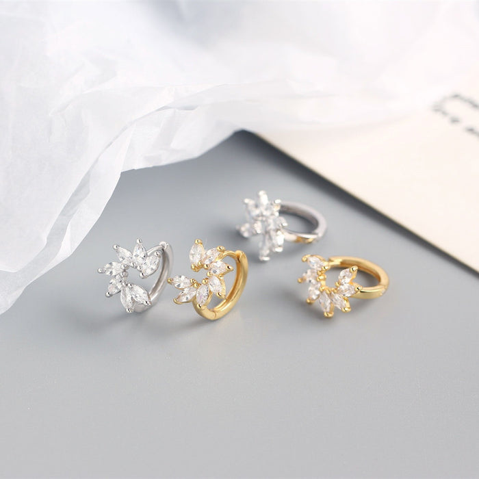 Aros Camelia Plata