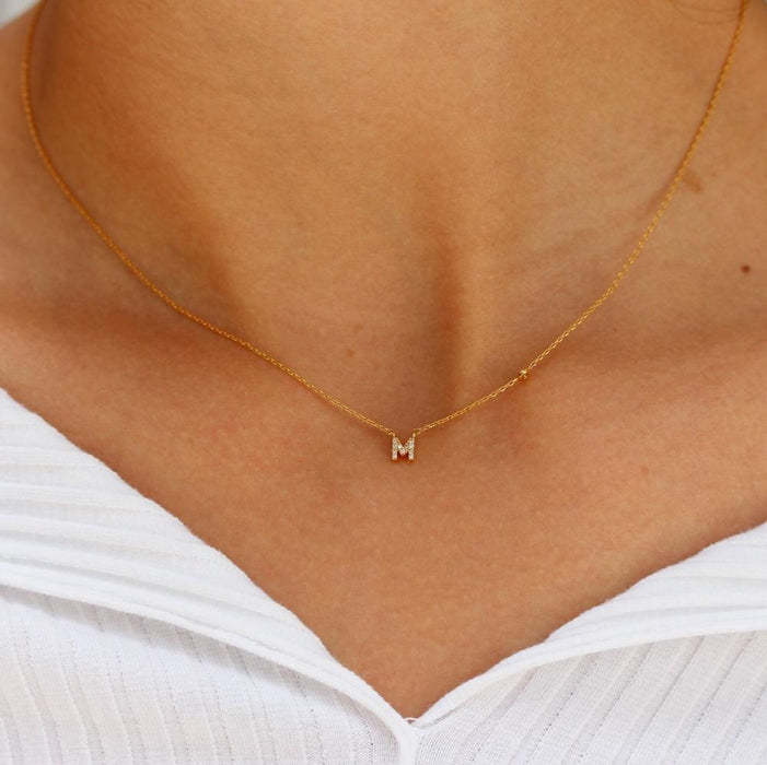 Collar Shiny Inicial Oro