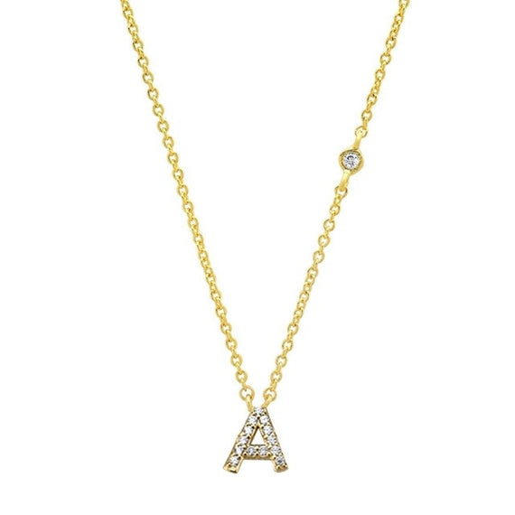 Collar Shiny Inicial Oro