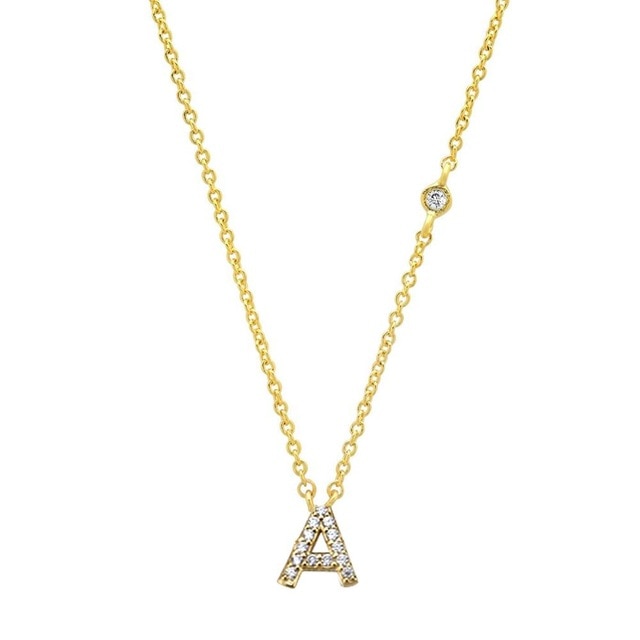 Collar Shiny Inicial Oro