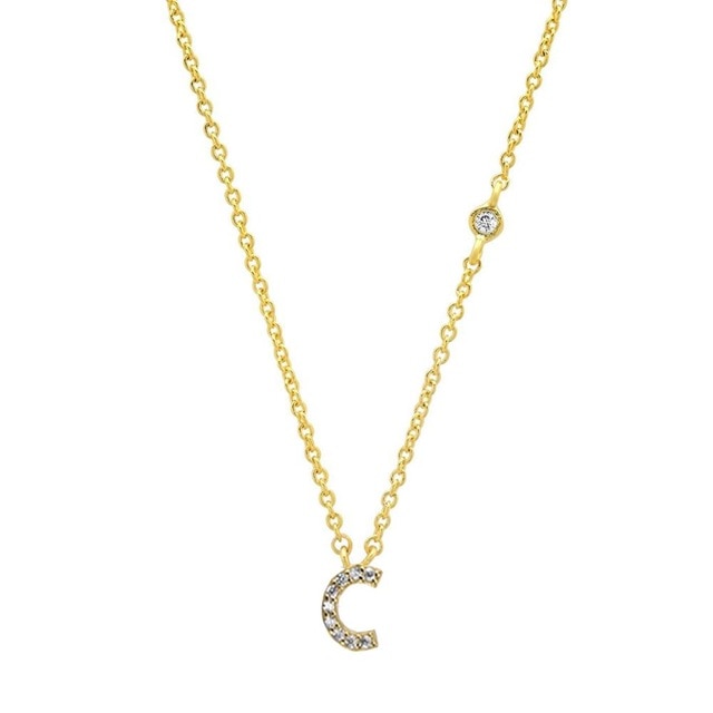 Collar Shiny Inicial Oro
