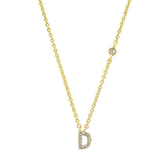 Collar Shiny Inicial Oro