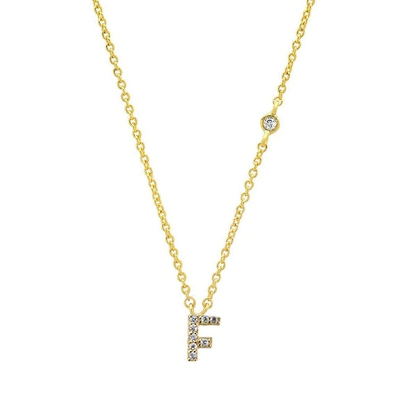 Collar Shiny Inicial Oro