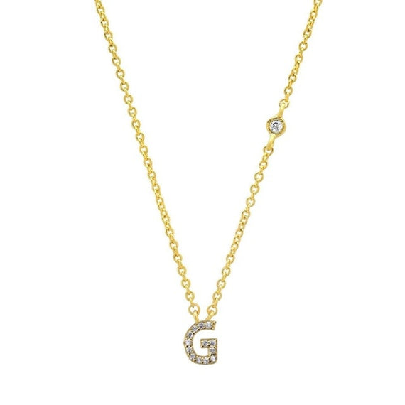 Collar Shiny Inicial Oro