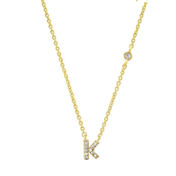 Collar Shiny Inicial Oro