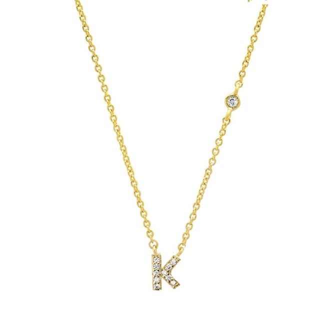 Collar Shiny Inicial Oro
