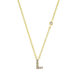 Collar Shiny Inicial Oro