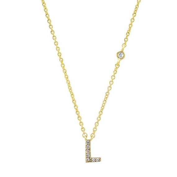 Collar Shiny Inicial Oro