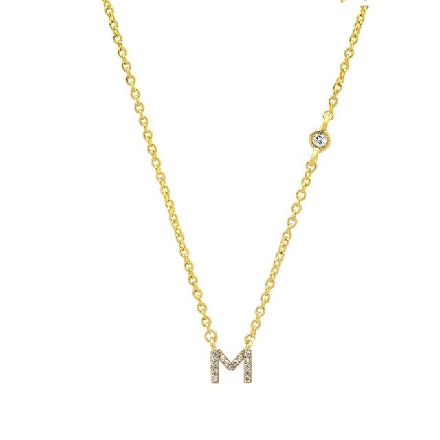 Collar Shiny Inicial Oro