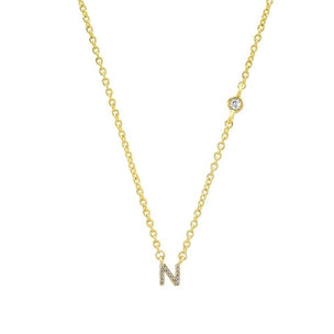 Collar Shiny Inicial Oro