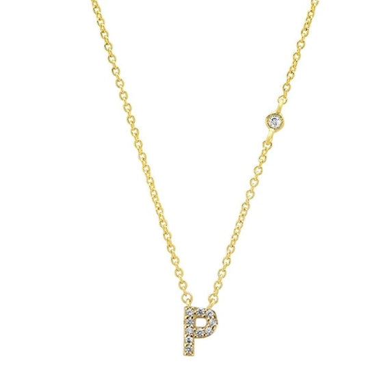 Collar Shiny Inicial Oro