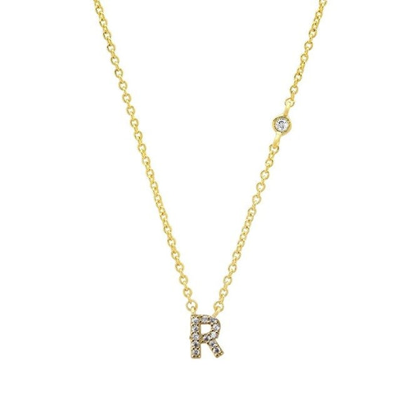 Collar Shiny Inicial Oro