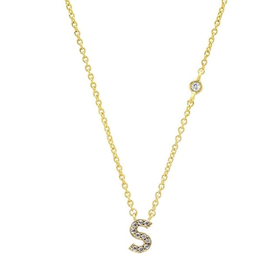 Collar Shiny Inicial Oro