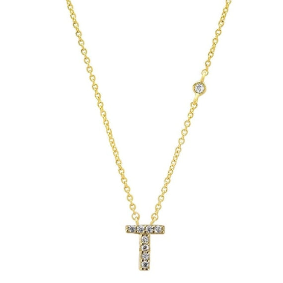 Collar Shiny Inicial Oro