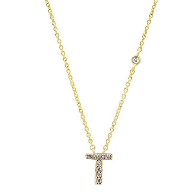 Collar Shiny Inicial Oro