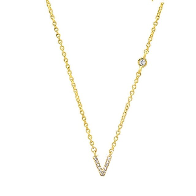 Collar Shiny Inicial Oro