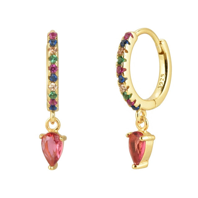 Aros Colorful Pink Oro