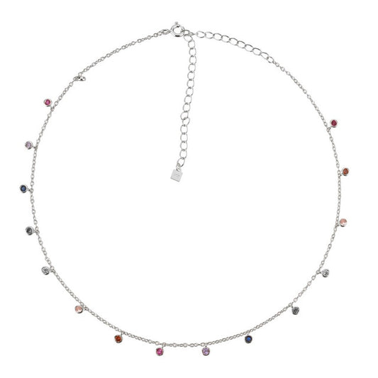 Collar Rainbow Plata