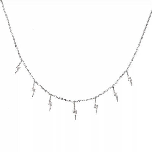 Choker Rayitos Plata