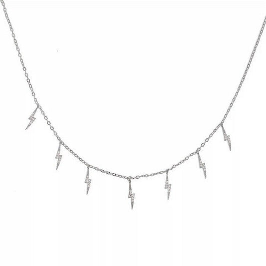 Choker Rayitos Plata