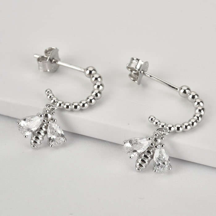 Aros Bee Plata