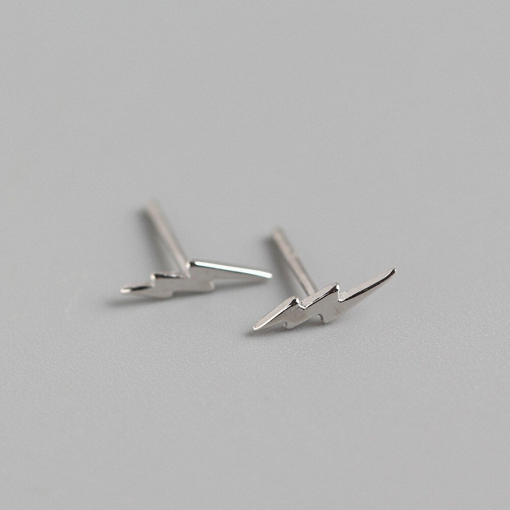 Pendientes Thunder Plata