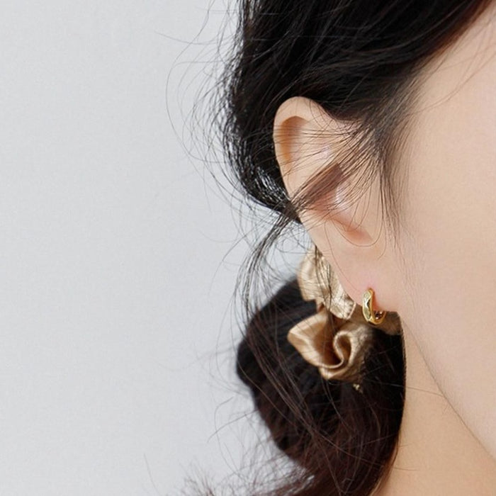 Pendientes Geometric Oro