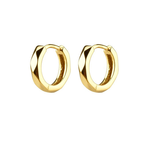 Pendientes Geometric Oro