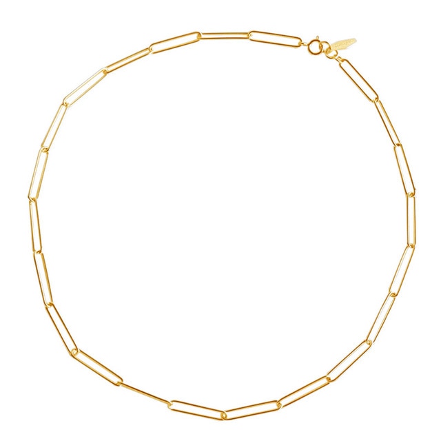Choker Long Links Oro