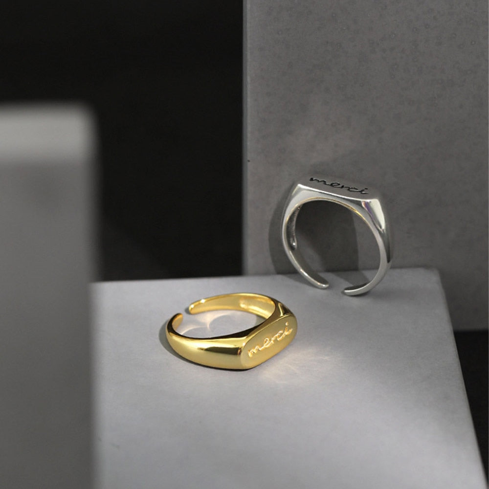 Anillo Merci Plata