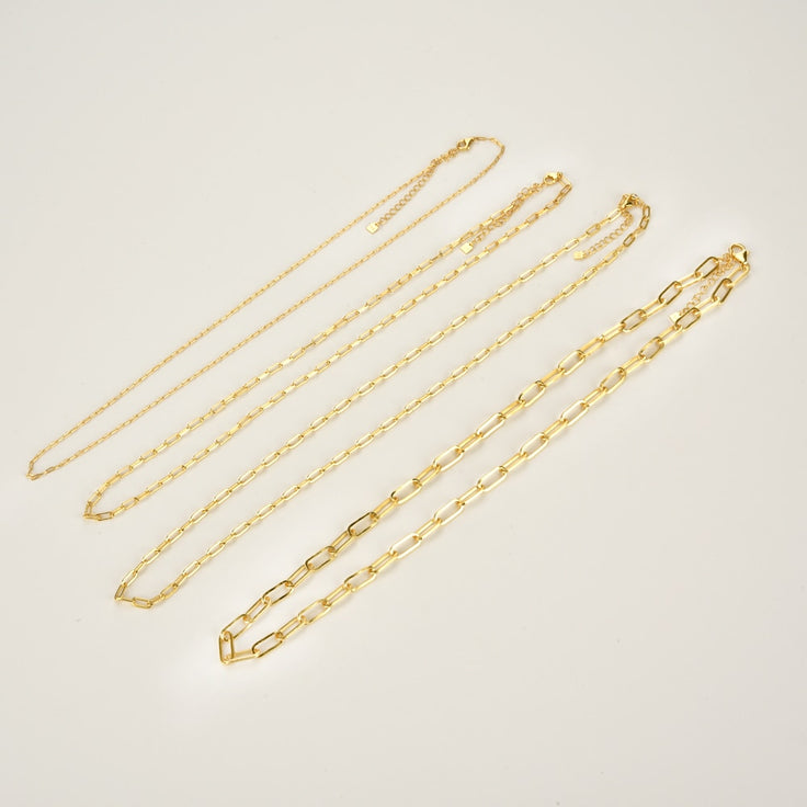 Collar Large Links Oro