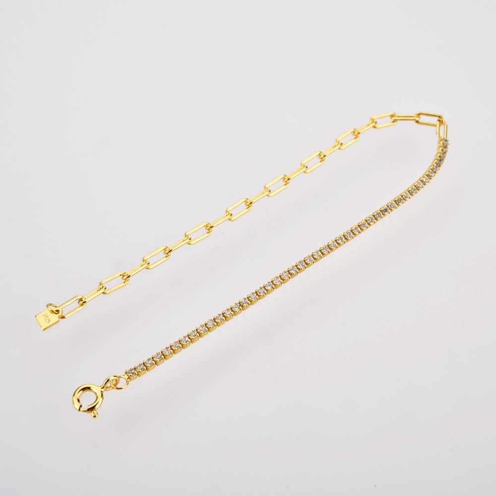 Pulsera White Luxury Oro