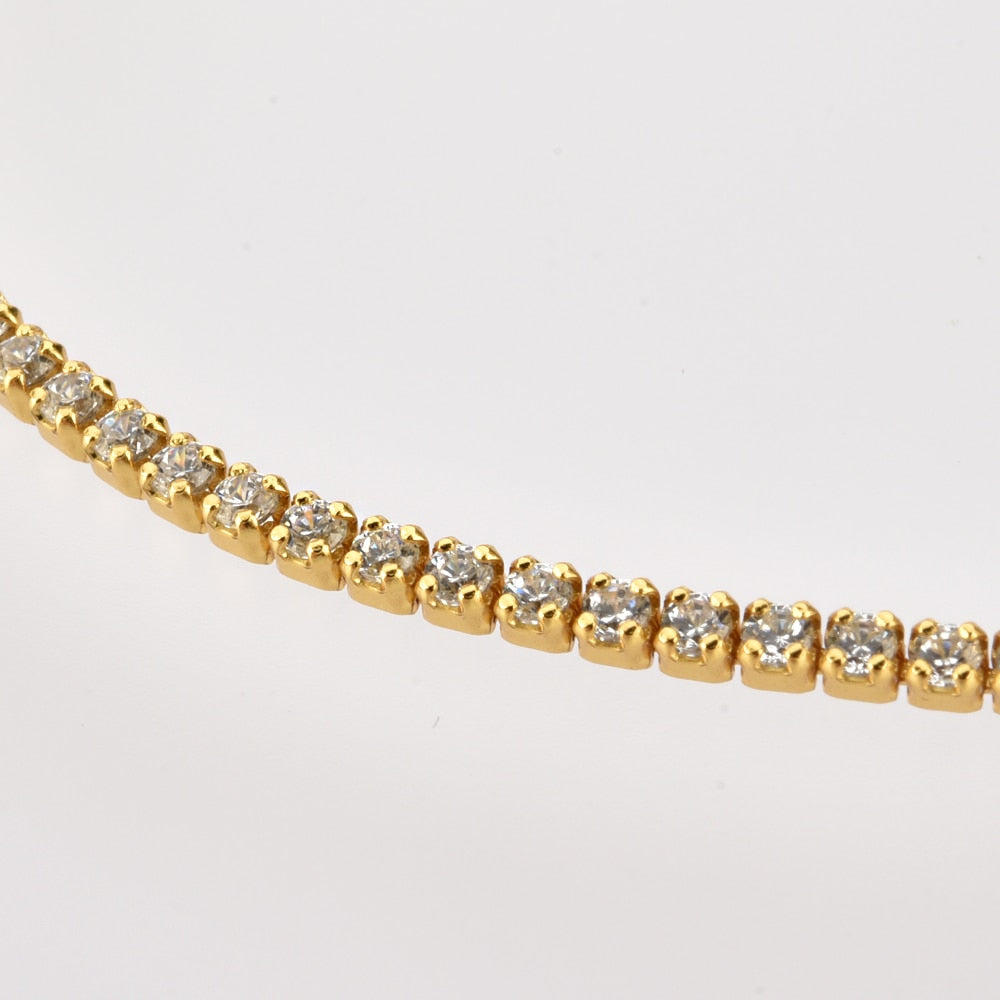 Pulsera White Luxury Oro