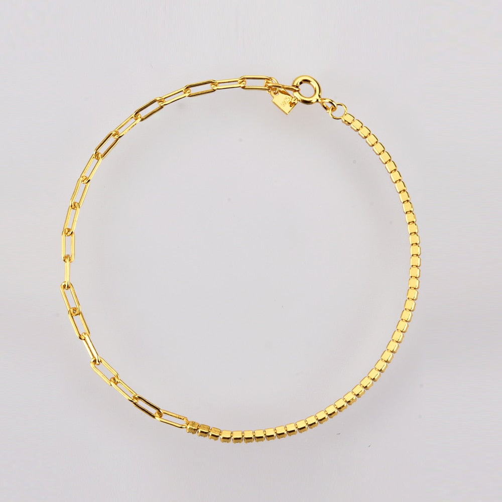 Pulsera White Luxury Oro
