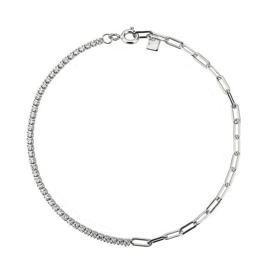 Pulsera White Luxury Plata