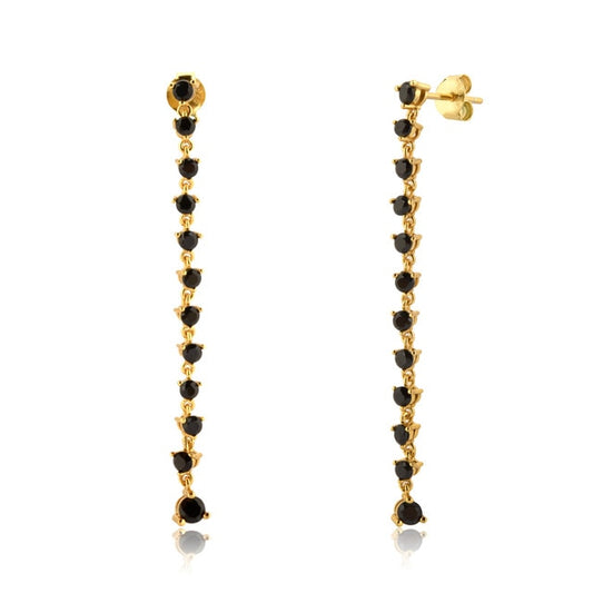 Pendientes Black Waterfall