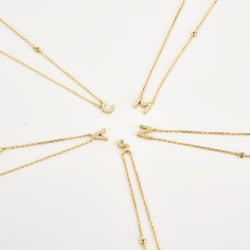 Collar Shiny Inicial Oro