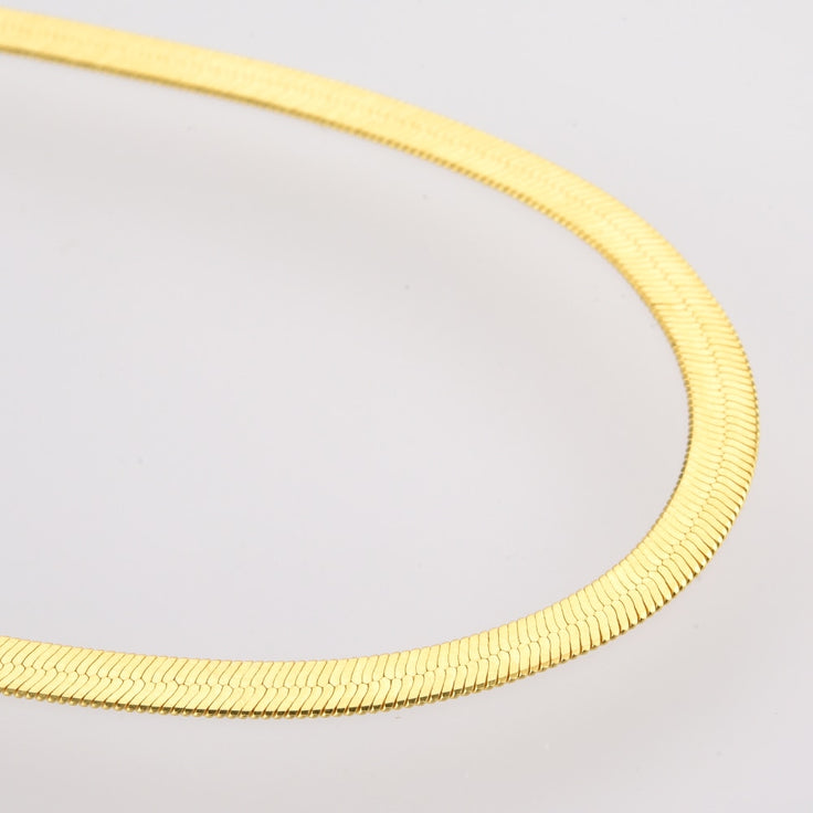Collar Cadena de Serpiente Oro