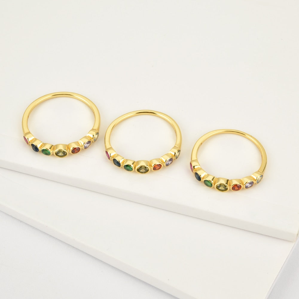 Anillo Rainbow Oro