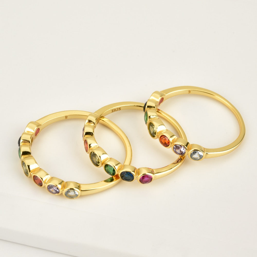 Anillo Rainbow Oro