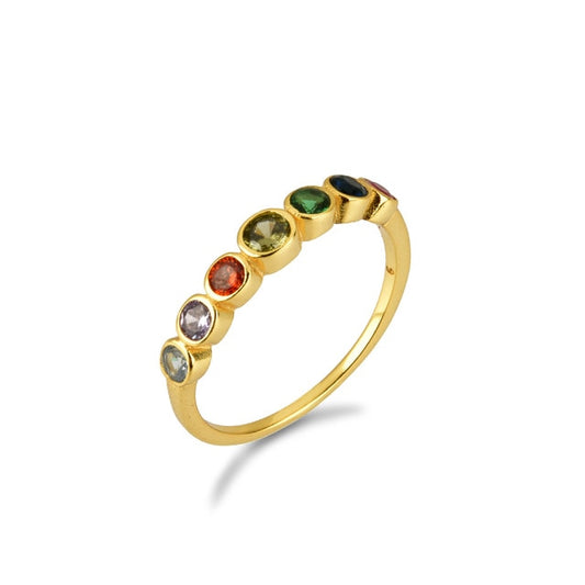 Anillo Rainbow Oro