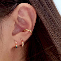 Aros Mini Rainbow Oro - 7mm