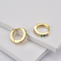 Aros Mini Rainbow Oro - 7mm