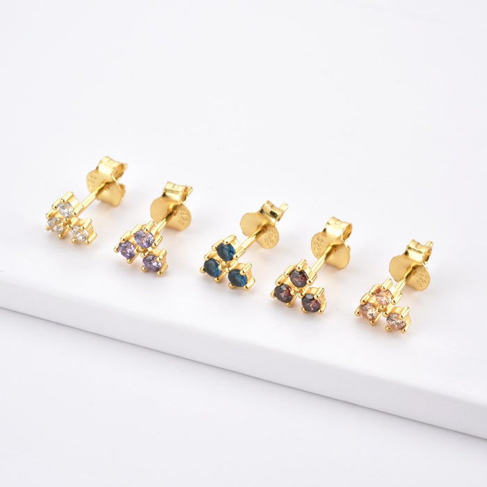 Pendientes Trébol Blue
