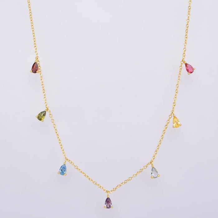Collar Colorful Drops Oro