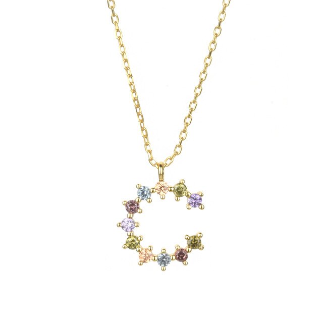 Collar Candy Inicial Oro