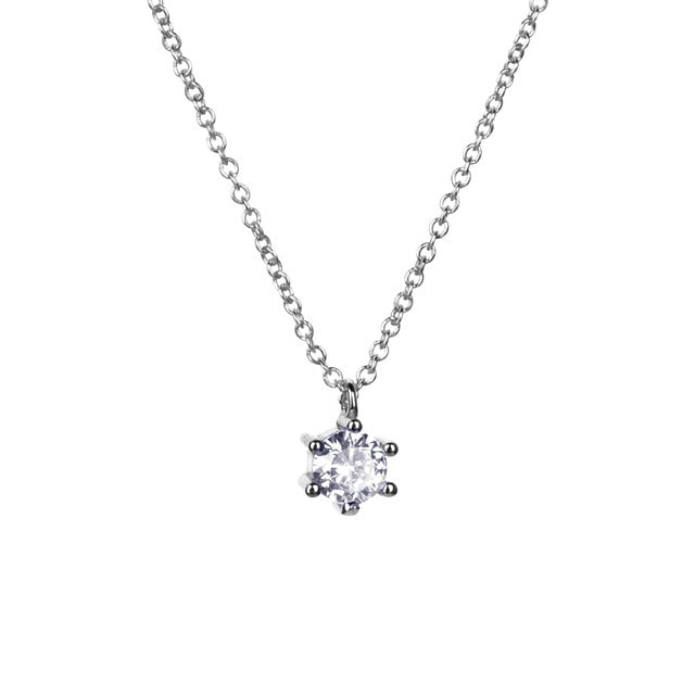 Collar White Cira Plata