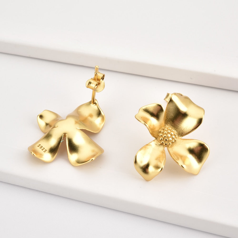 Pendientes Fleur Oro