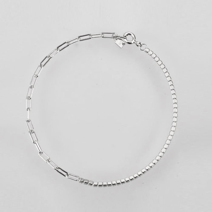 White Luxury Silver Bracelet 