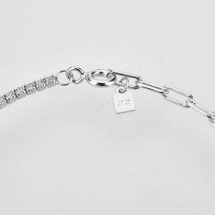 White Luxury Silver Bracelet 